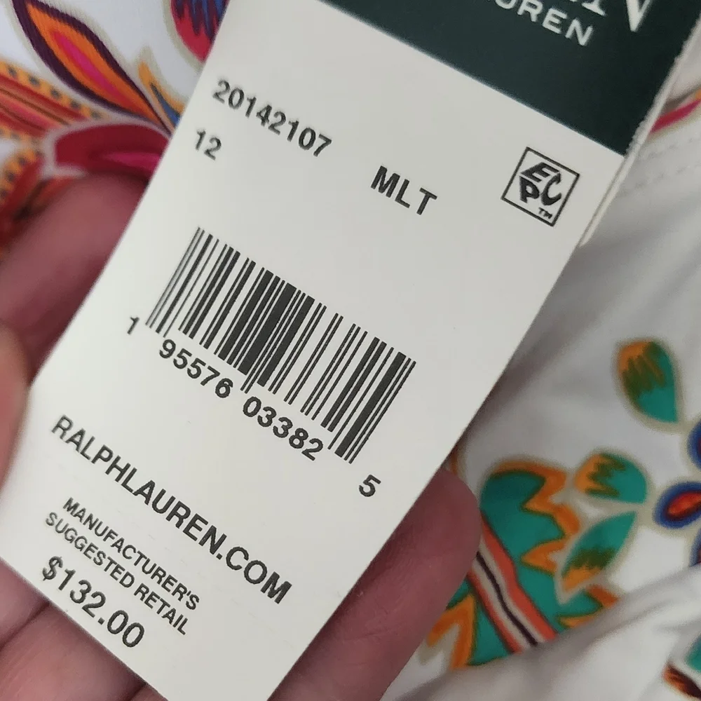 Nwt Ralph Lauren Jacobean One Piece 12 - Picture 3 of 4